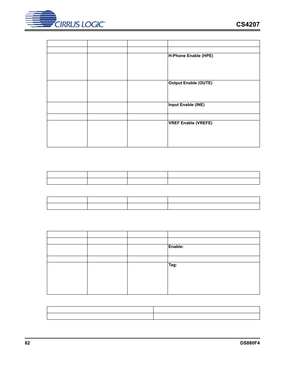8 unsolicited response control, Cs4207 | Cirrus Logic CS4207 User Manual | Page 82 / 148