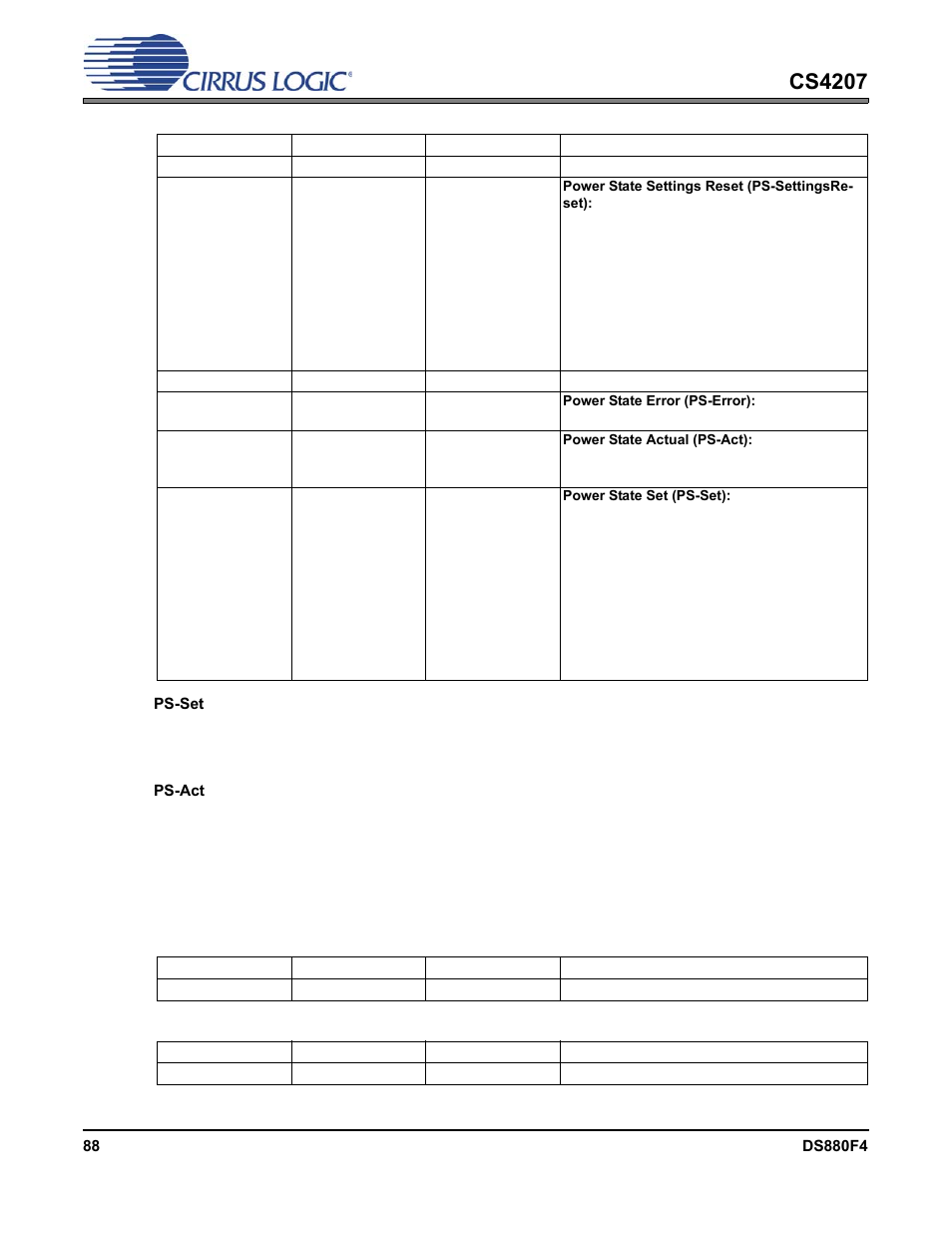 7 pin widget control, Cs4207 | Cirrus Logic CS4207 User Manual | Page 88 / 148