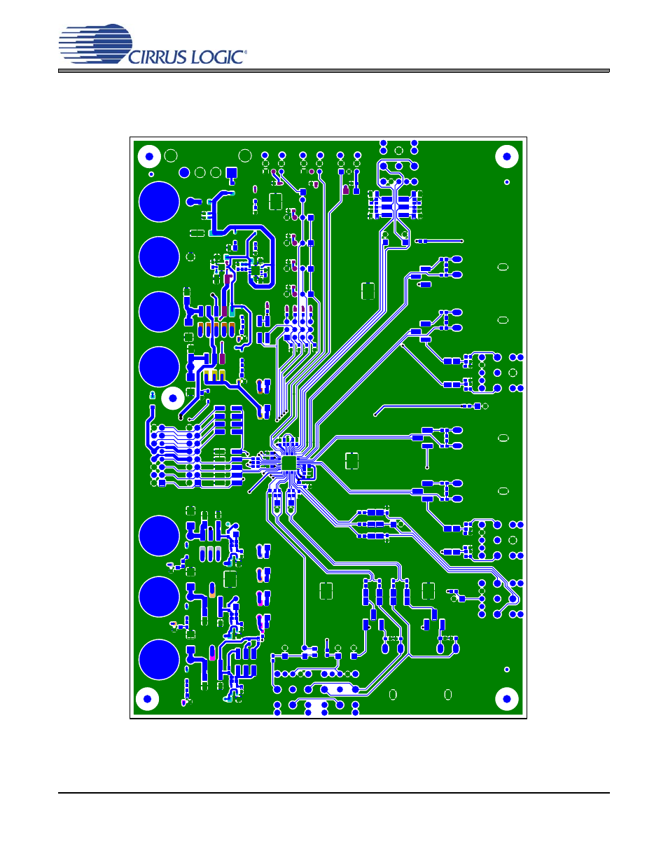 Figure 8.cdb4207 top layer, Cdb4207 | Cirrus Logic CDB4207 User Manual | Page 17 / 22