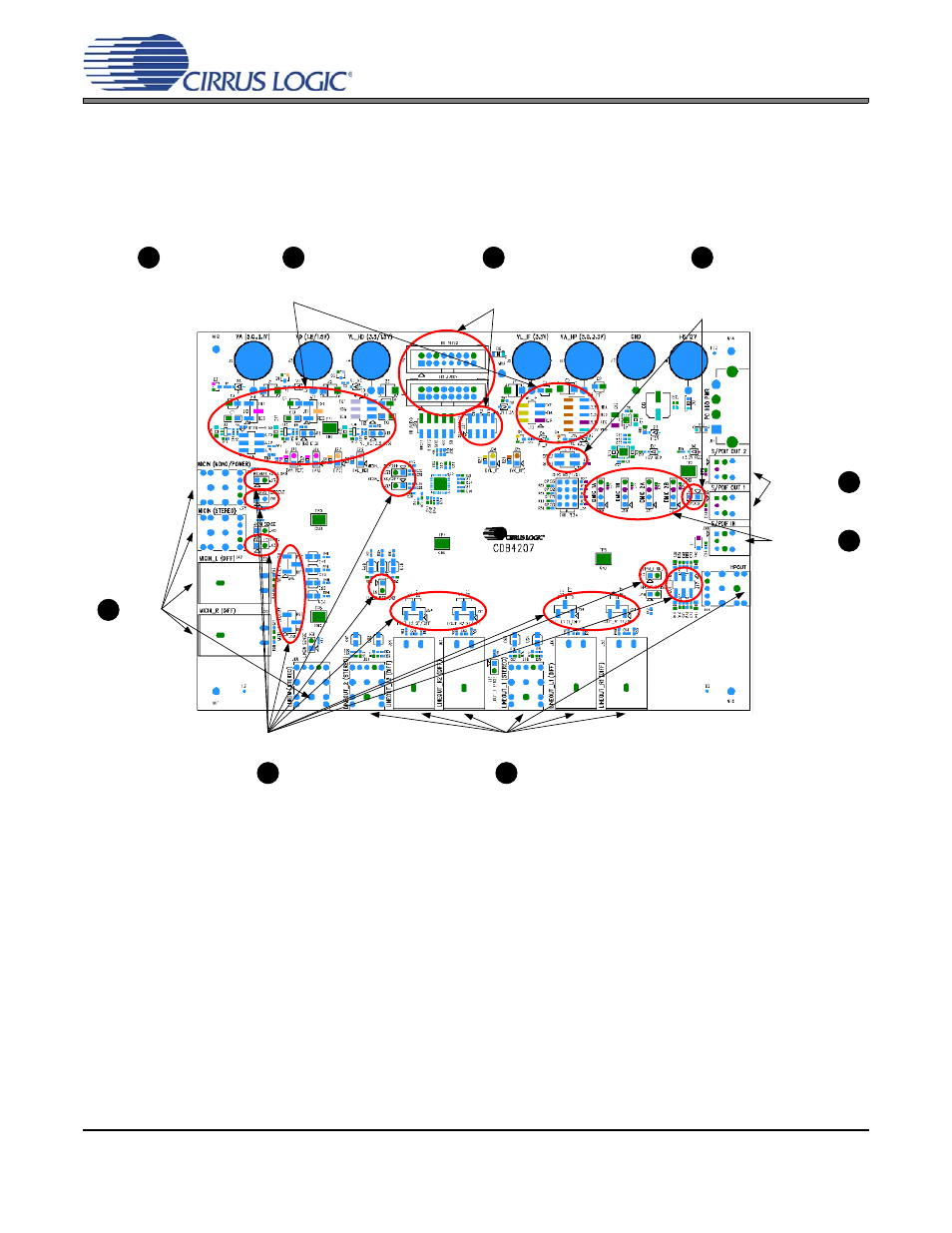 Quick-start guide, Figure 1.cdb4207 quick-start guide, Cdb4207 | Cirrus Logic CDB4207 User Manual | Page 6 / 22