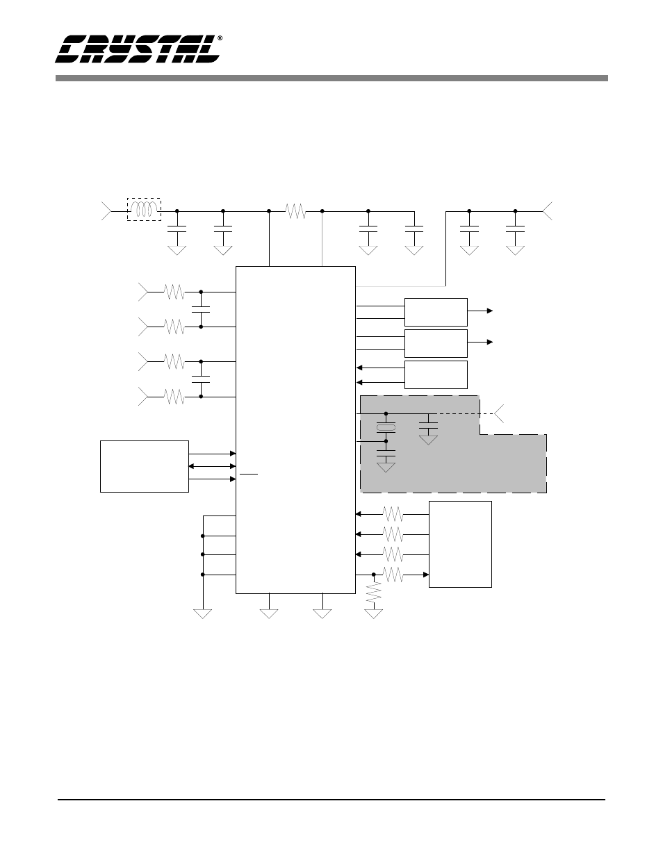 Typical connection diagram — cs4220, Figure 4. cs4220 recommended connection diagram, Cs4220 | Cirrus Logic CS4221 User Manual | Page 10 / 32