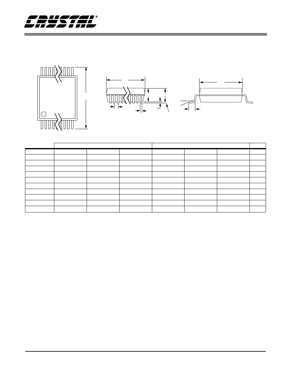 Package dimensions, 28l ssop package drawing | Cirrus Logic CS4221 User Manual | Page 30 / 32