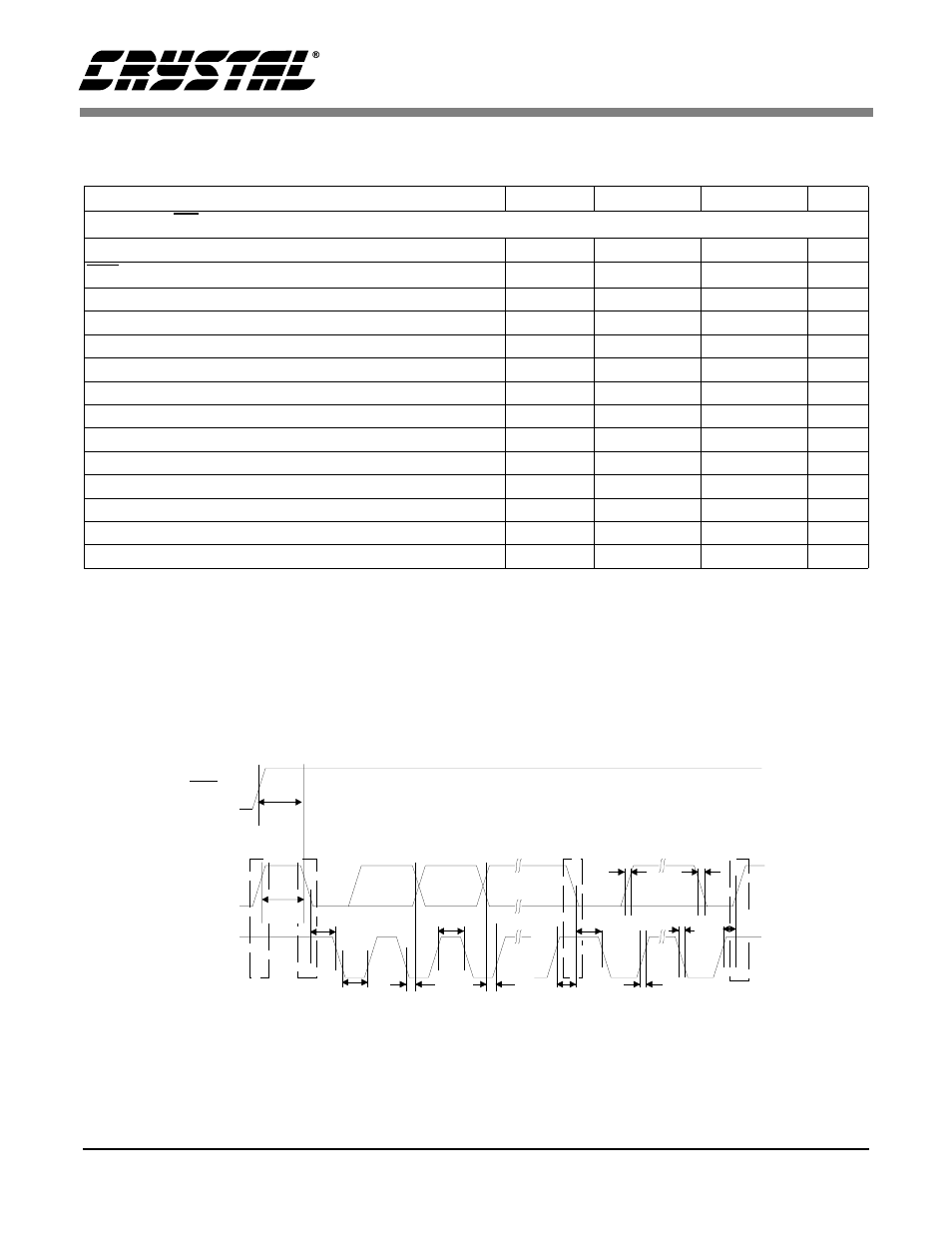 Figure 3. i2c control port timing, Switching characteristics - control port - i, C mode (cs4221) | Cirrus Logic CS4221 User Manual | Page 9 / 32