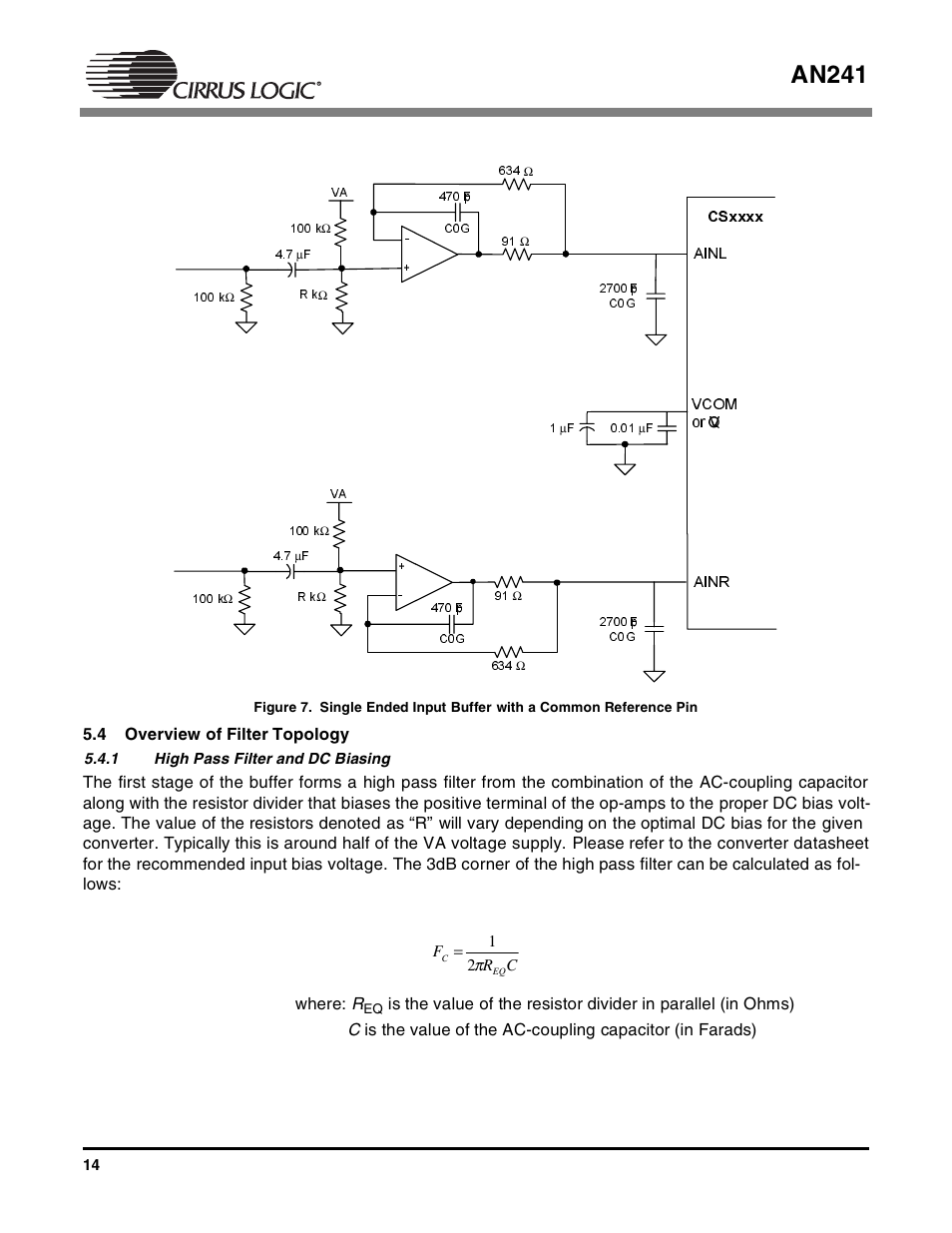 An241 | Cirrus Logic AN241 User Manual | Page 14 / 16