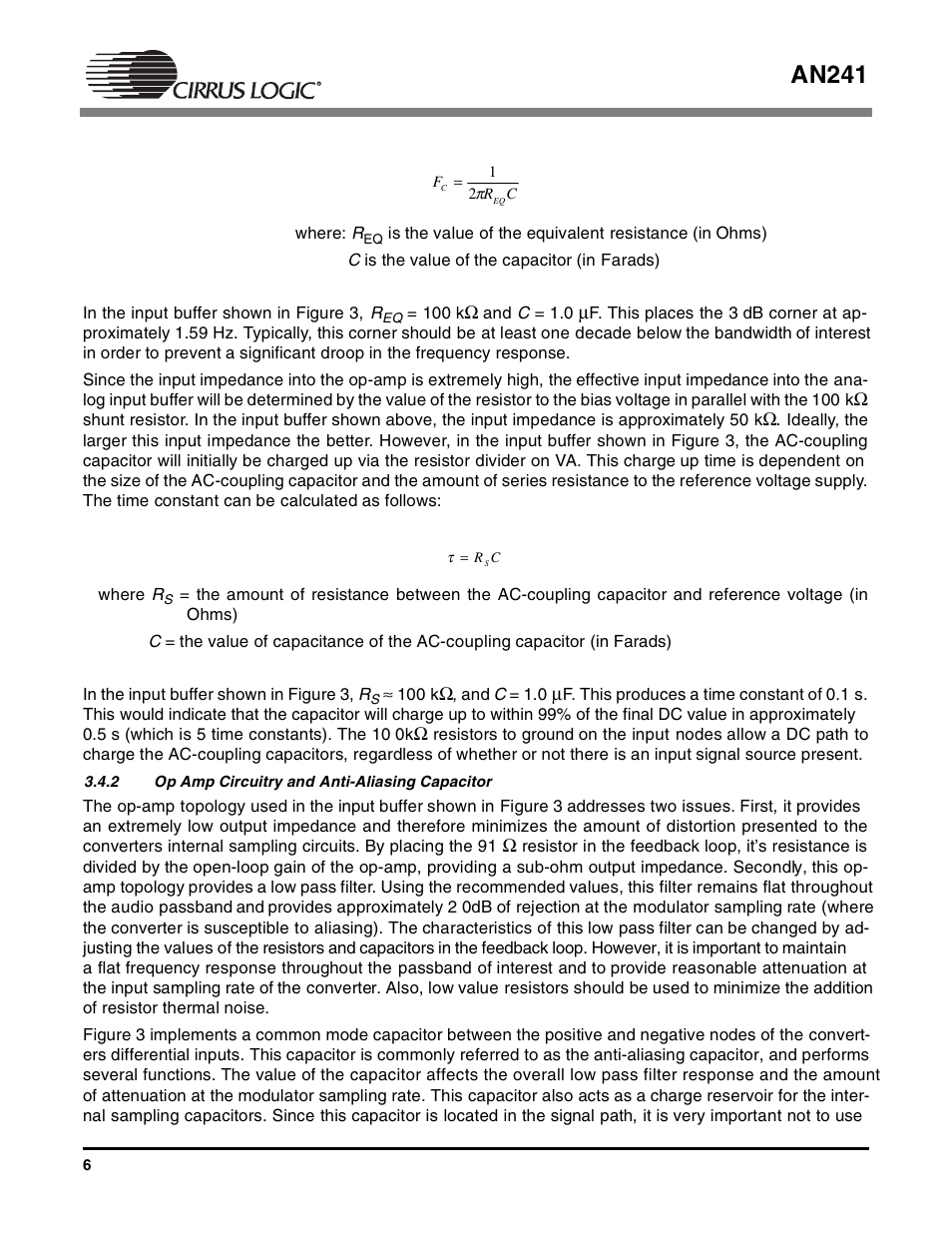 An241 | Cirrus Logic AN241 User Manual | Page 6 / 16