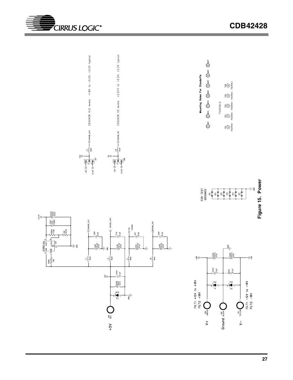 Figure 15. power, Gure 15 | Cirrus Logic CDB42428 User Manual | Page 27 / 32