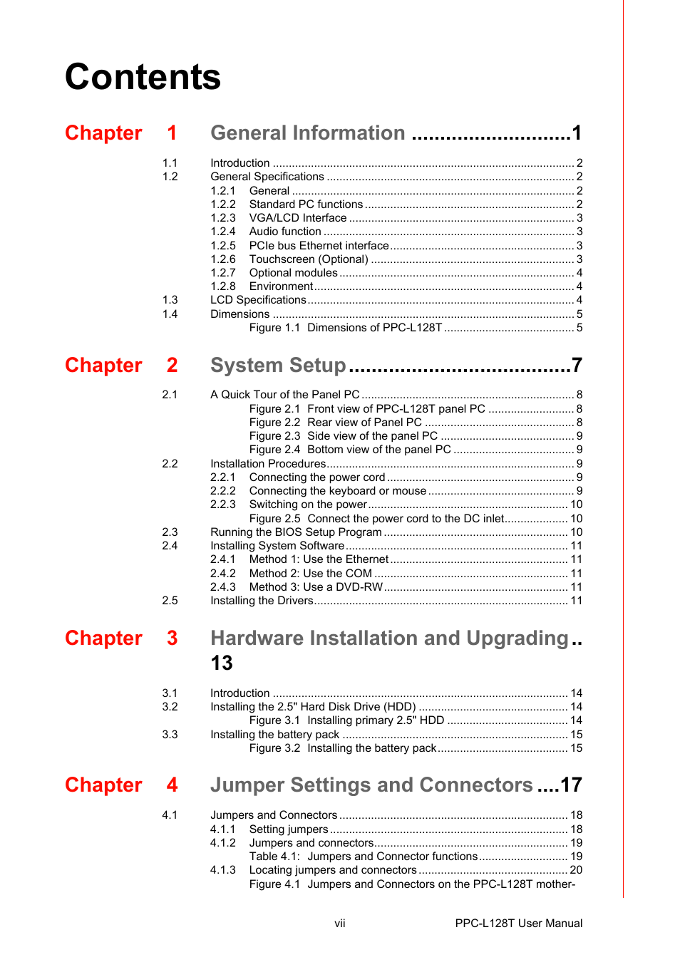 Advantech PPC-L128T User Manual | Page 7 / 46