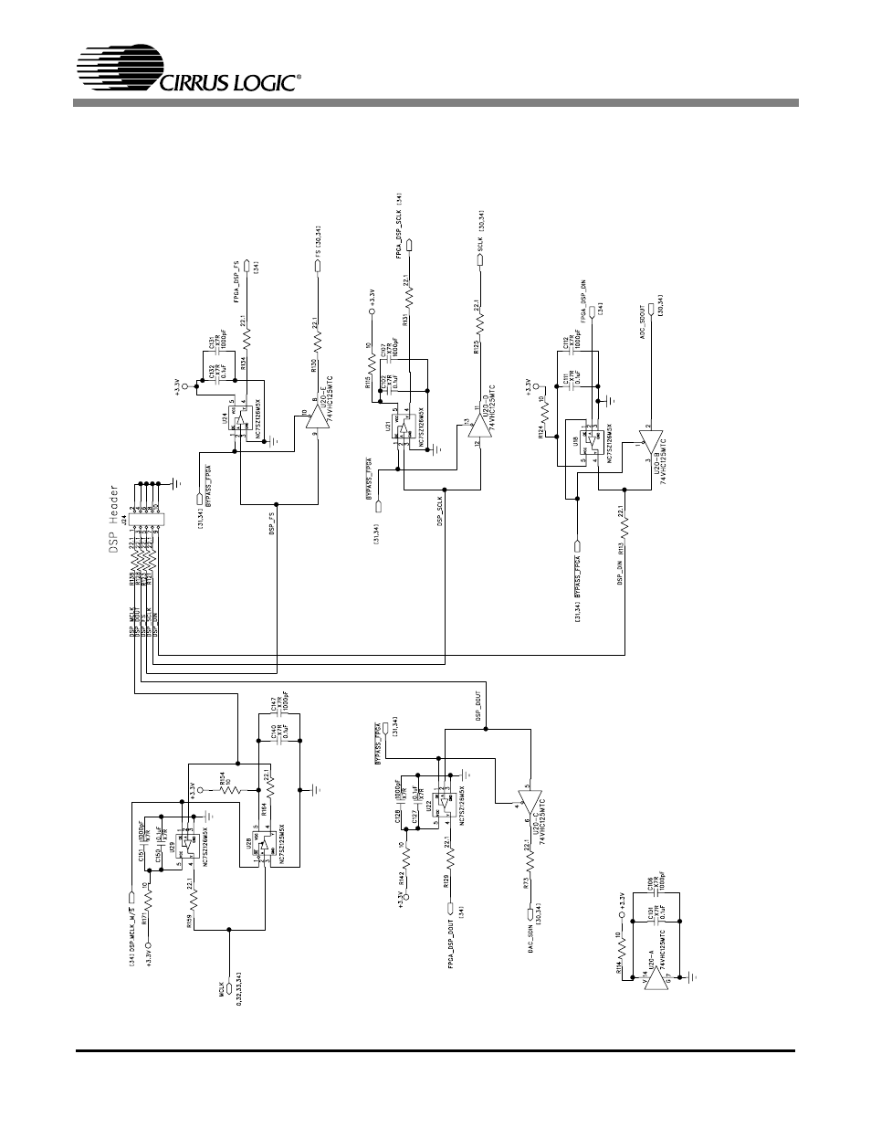 Figure 9. dsp header, Igure 9 on pa, Ge 31 | Cirrus Logic CDB42438 User Manual | Page 31 / 51