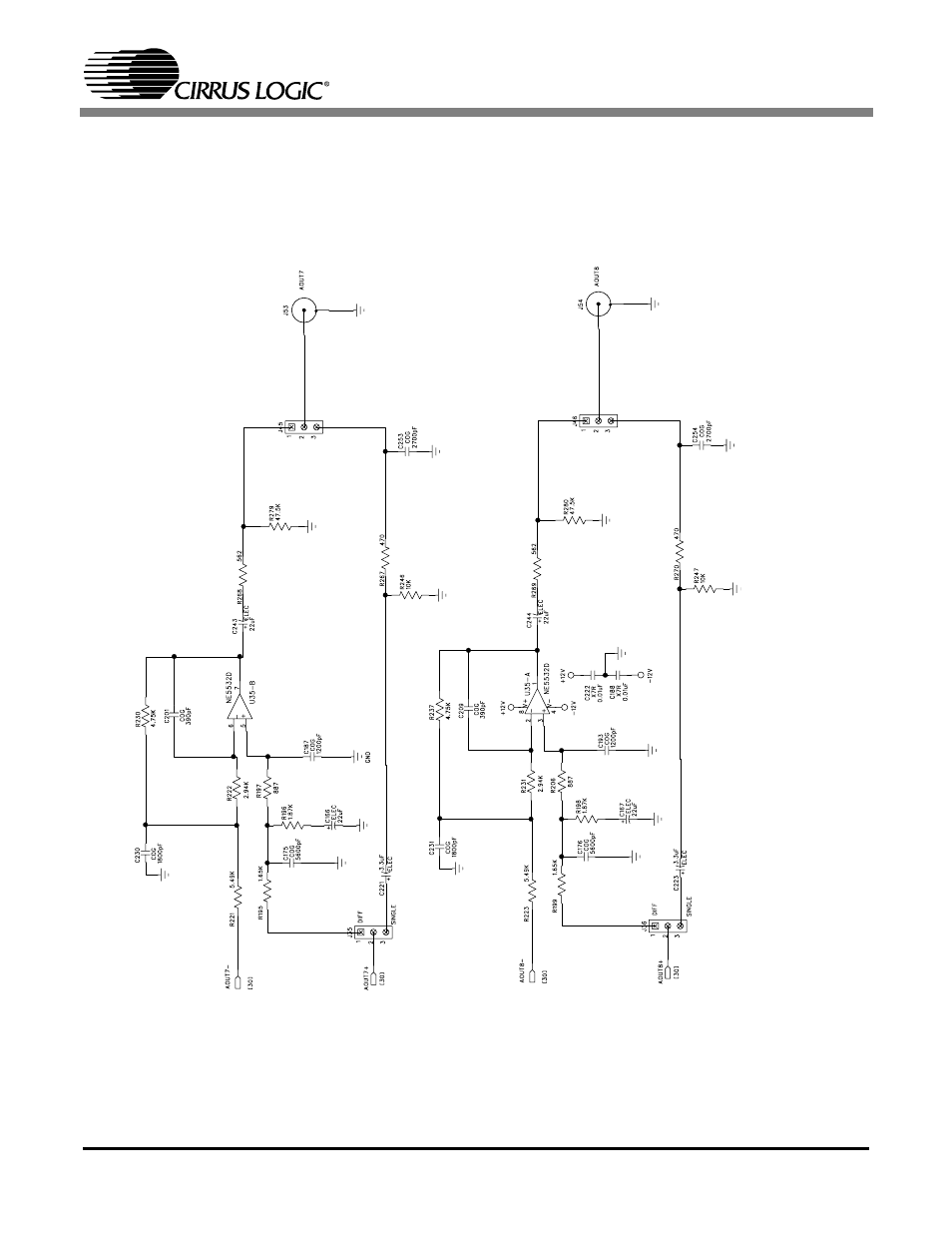 Figure 24. analog output 7-8, Figure | Cirrus Logic CDB42438 User Manual | Page 46 / 51