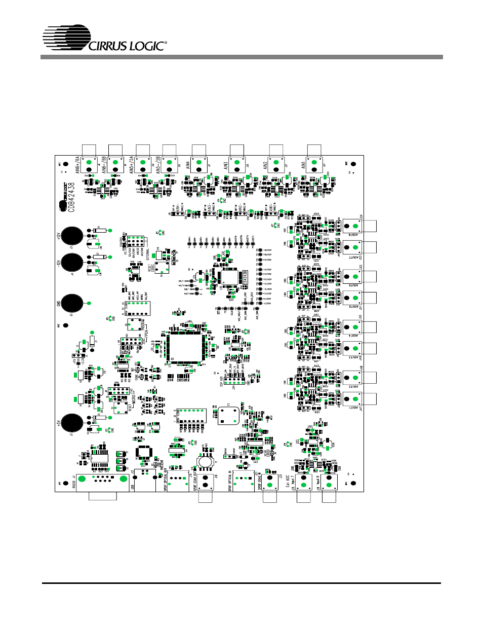 Cdb layout, Figure 26. silk screen | Cirrus Logic CDB42438 User Manual | Page 48 / 51