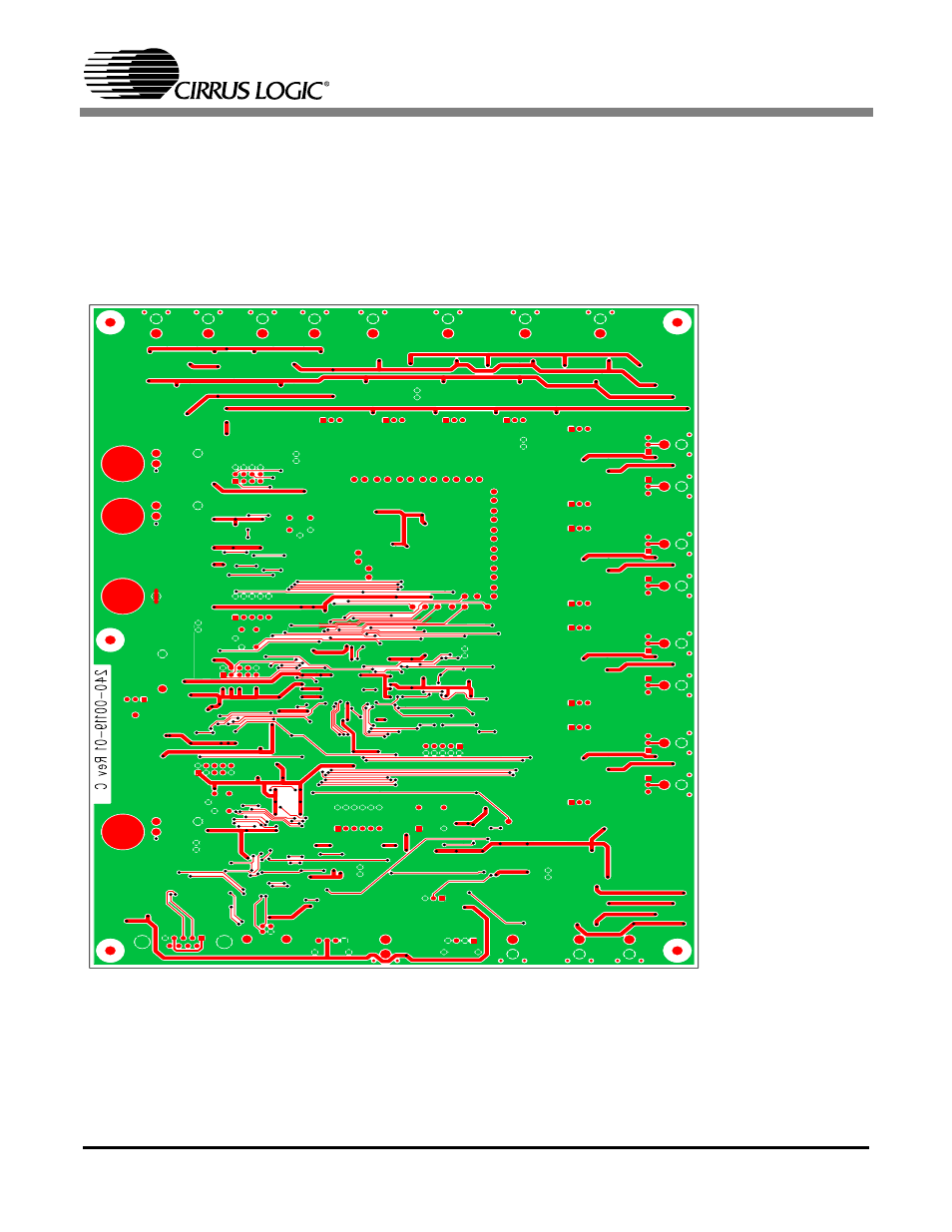 Figure 28. bottom side layer | Cirrus Logic CDB42438 User Manual | Page 50 / 51