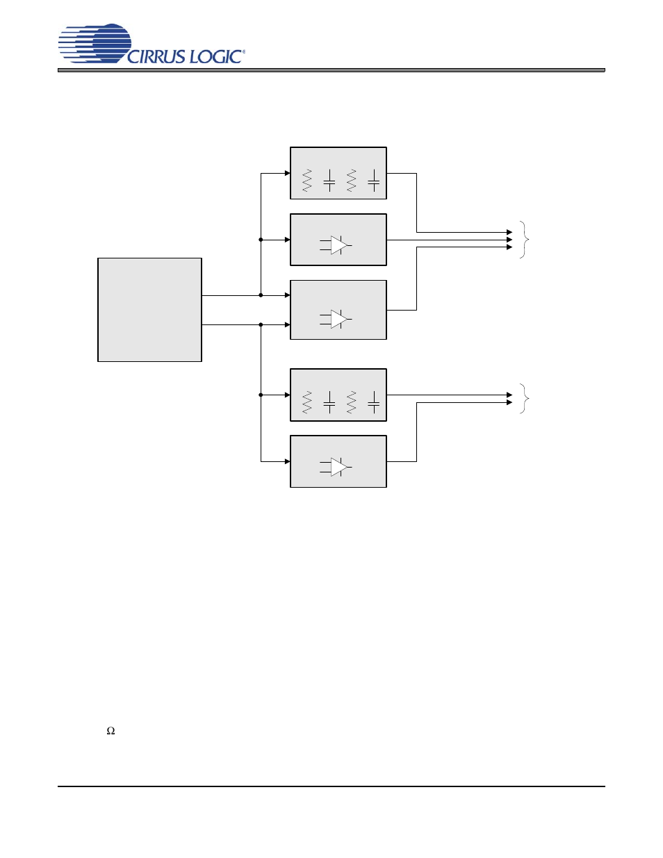 5 analog output filters, 1 analog output filter considerations, Figure 8.analog output filter block diagram | Section 5, Star, If only the +5-v power sup | Cirrus Logic CDB4244 User Manual | Page 17 / 36