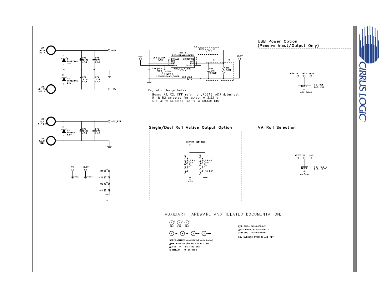 Figure 17.power (schematic sheet 8), Cdb4244 | Cirrus Logic CDB4244 User Manual | Page 30 / 36