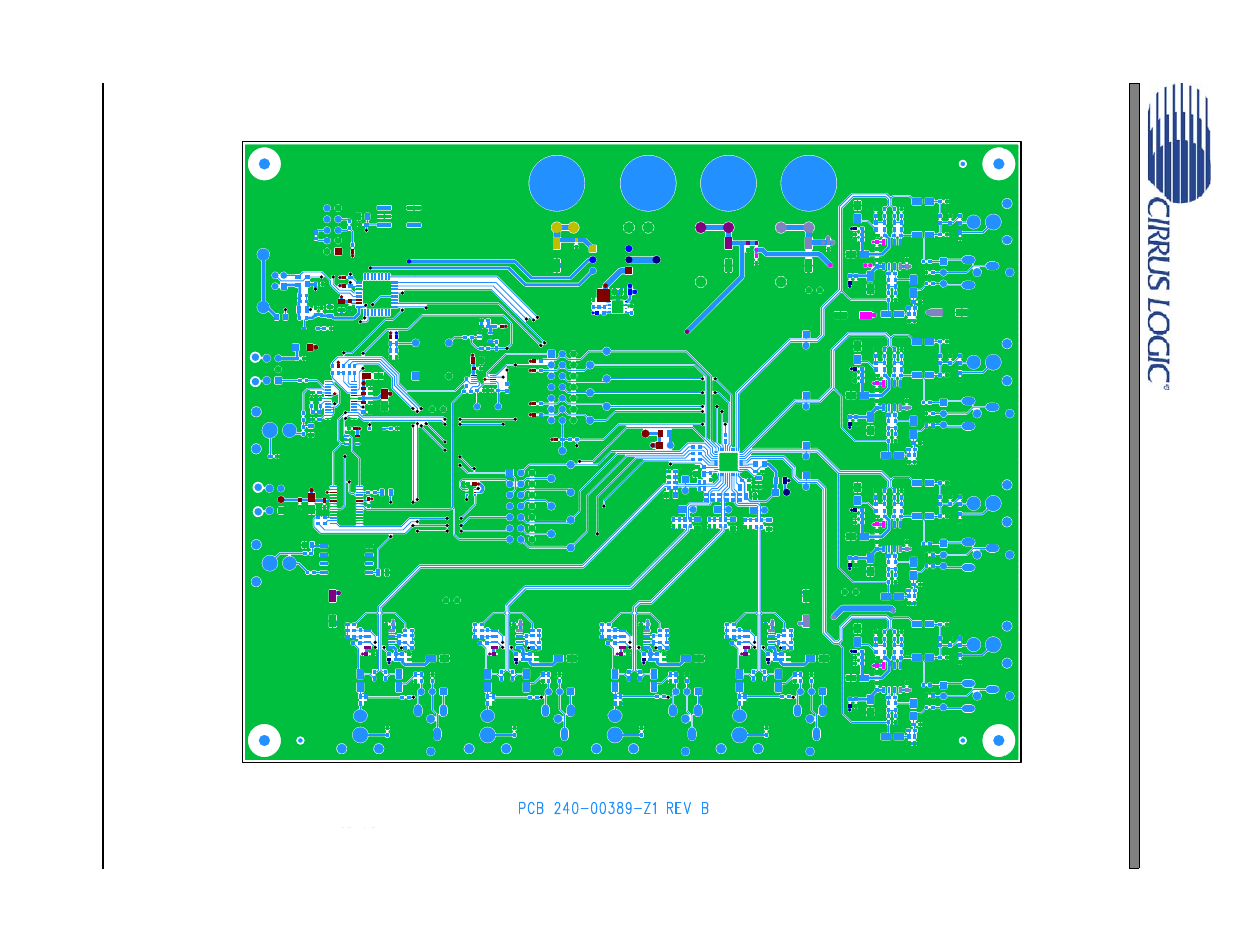 Figure 19.top side (layer 1), Cdb4244 | Cirrus Logic CDB4244 User Manual | Page 32 / 36
