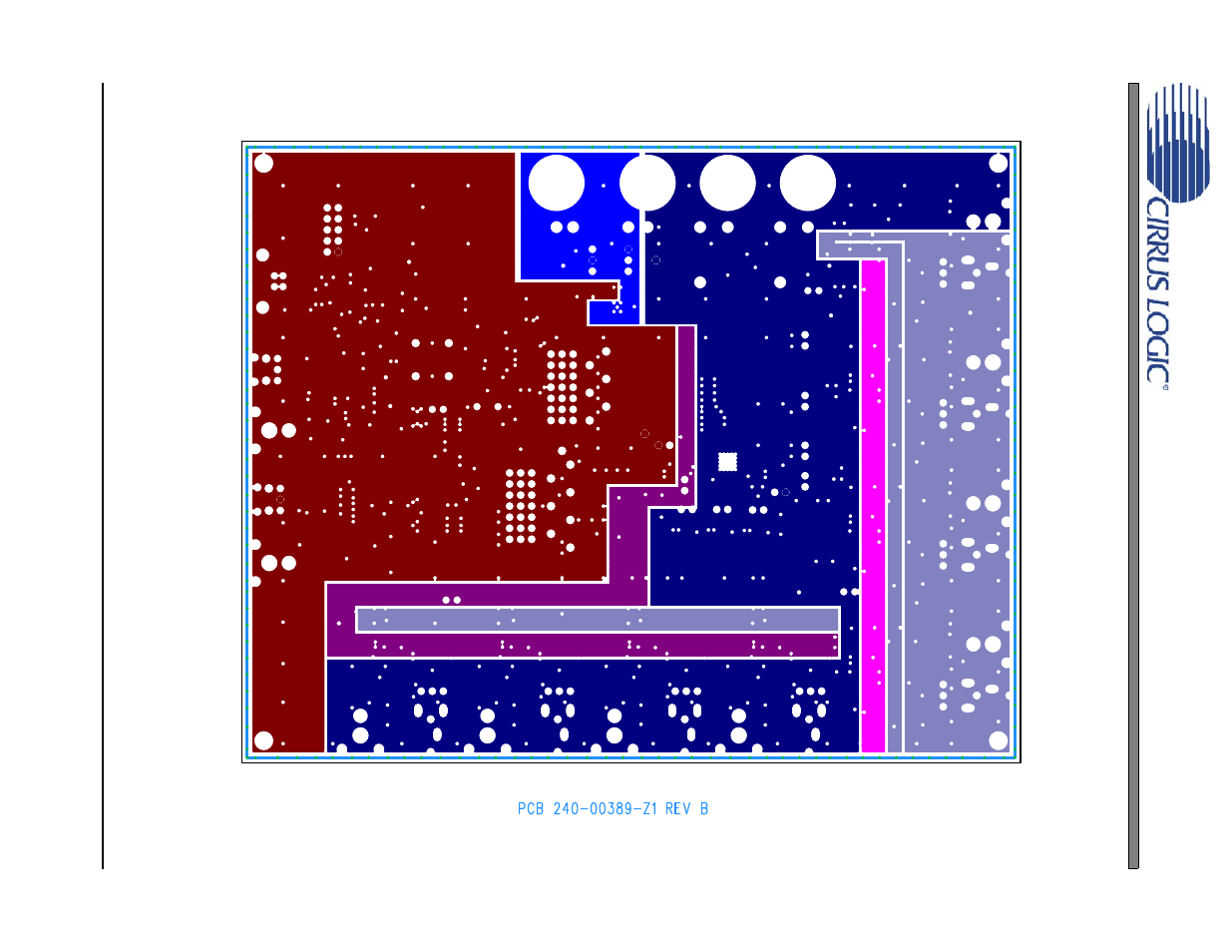 Figure 21.power plane (layer 3), Cdb4244 | Cirrus Logic CDB4244 User Manual | Page 34 / 36