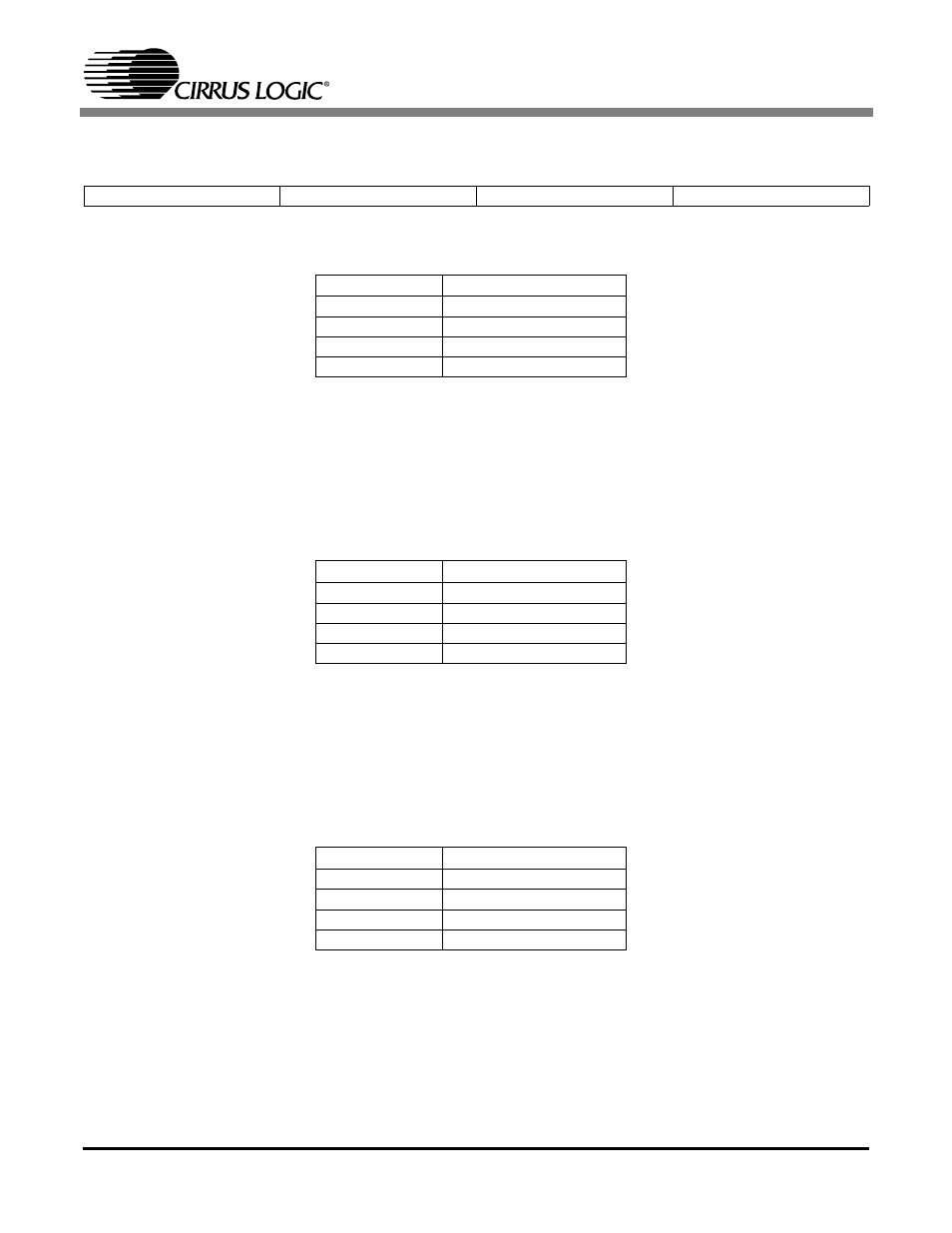 2 codec sdinx control (address 02h), Table 1. data to sdin4, Table 2. data to sdin3 | Table 3. data to sdin2, P 17 | Cirrus Logic CDB42448 User Manual | Page 17 / 44