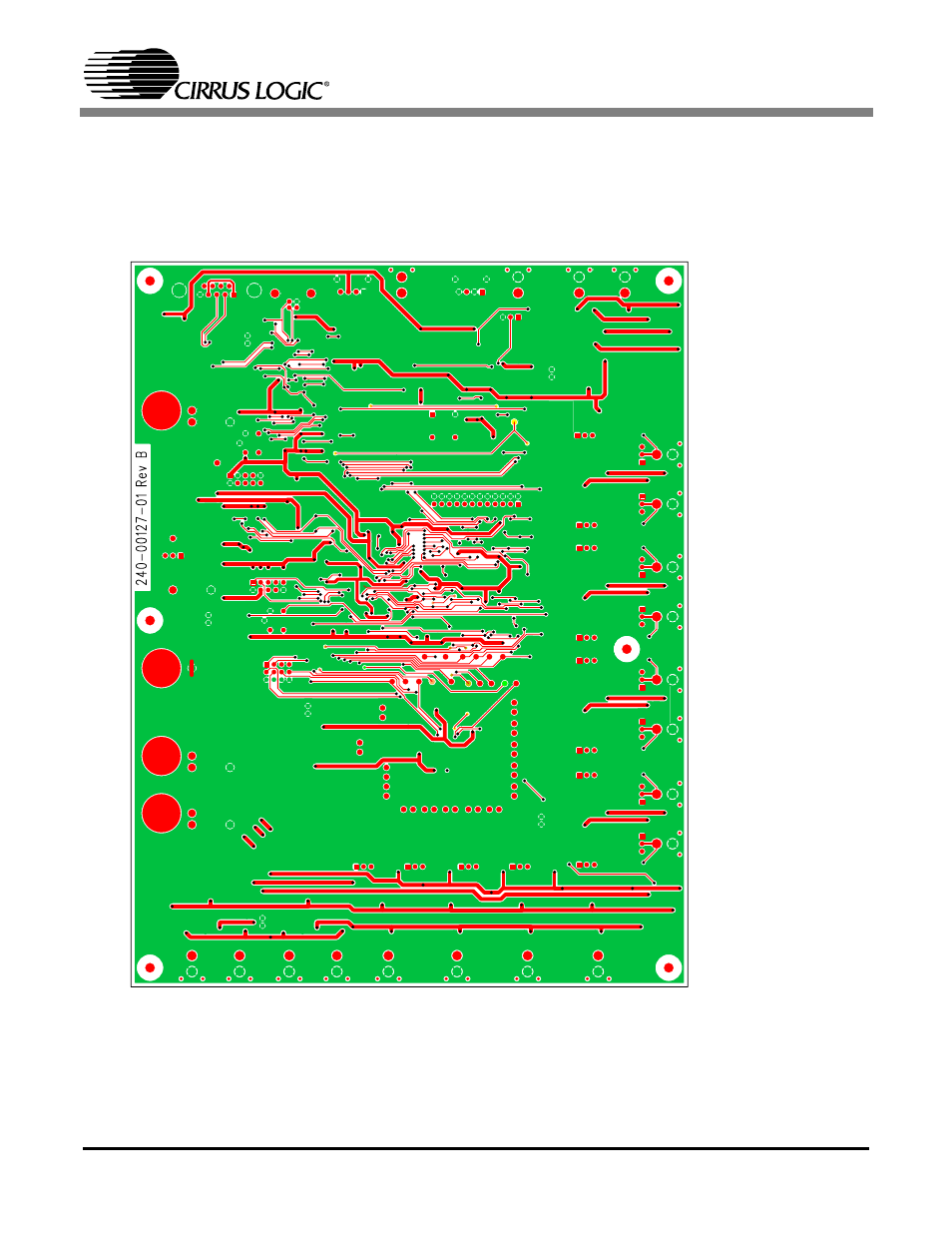 Figure 21. bottom side layer | Cirrus Logic CDB42448 User Manual | Page 43 / 44