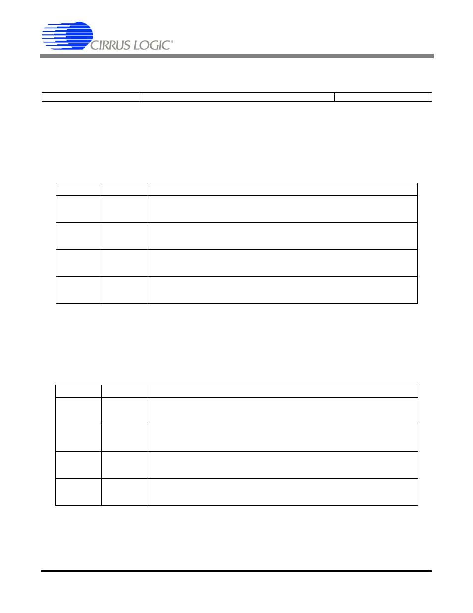 3 subclock source control - address 03h, Table 3. dac subclock source, Table 4. adc subclock source | Cdb4245 | Cirrus Logic CDB4245 User Manual | Page 13 / 29