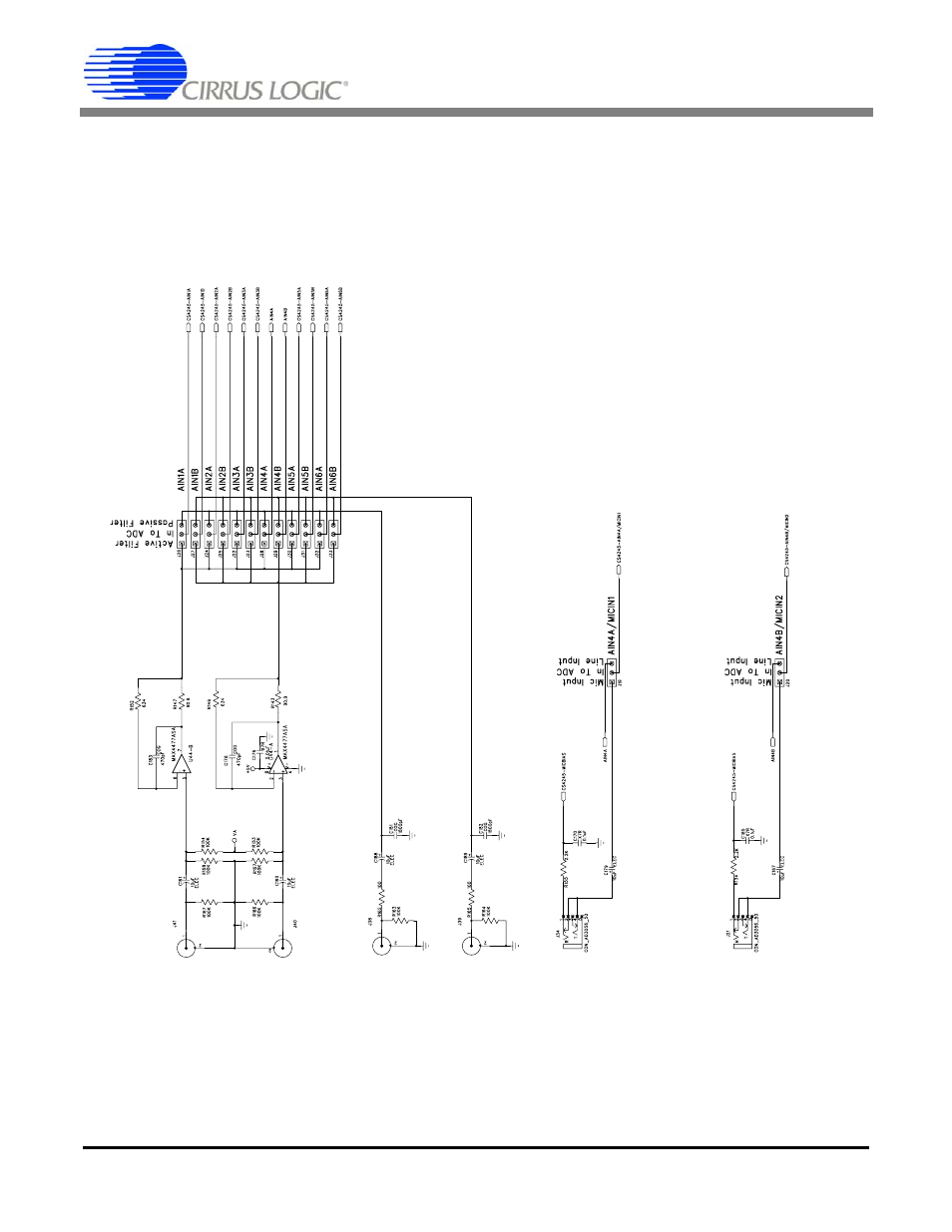 Figure 6. analog inputs, Cdb4245 | Cirrus Logic CDB4245 User Manual | Page 19 / 29
