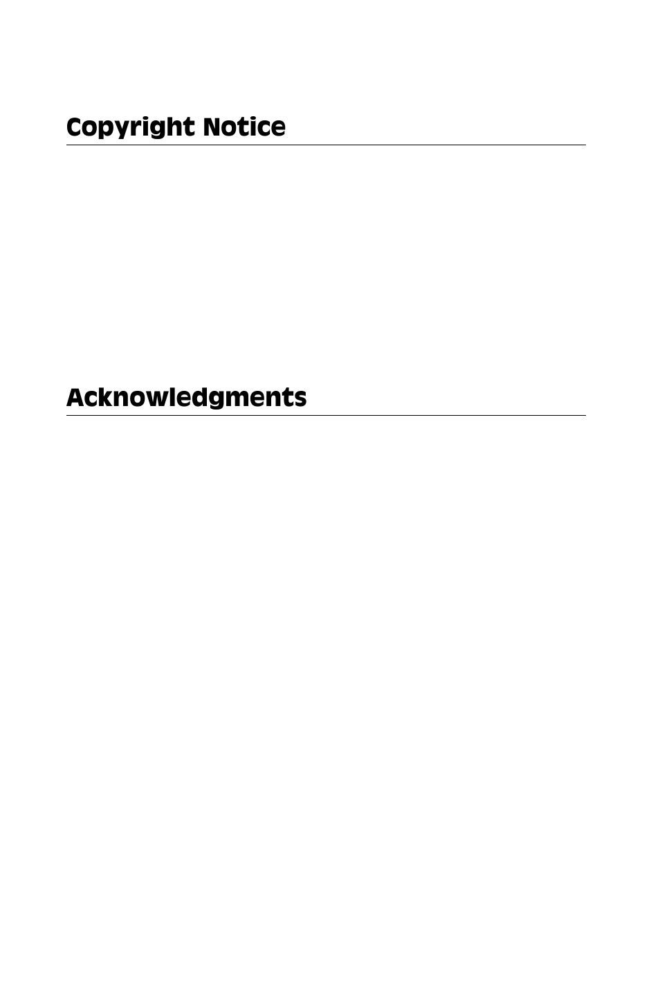 Copyright notice, Acknowledgments | Advantech 4-Port RS-232 Interface card PCL-849 User Manual | Page 2 / 33