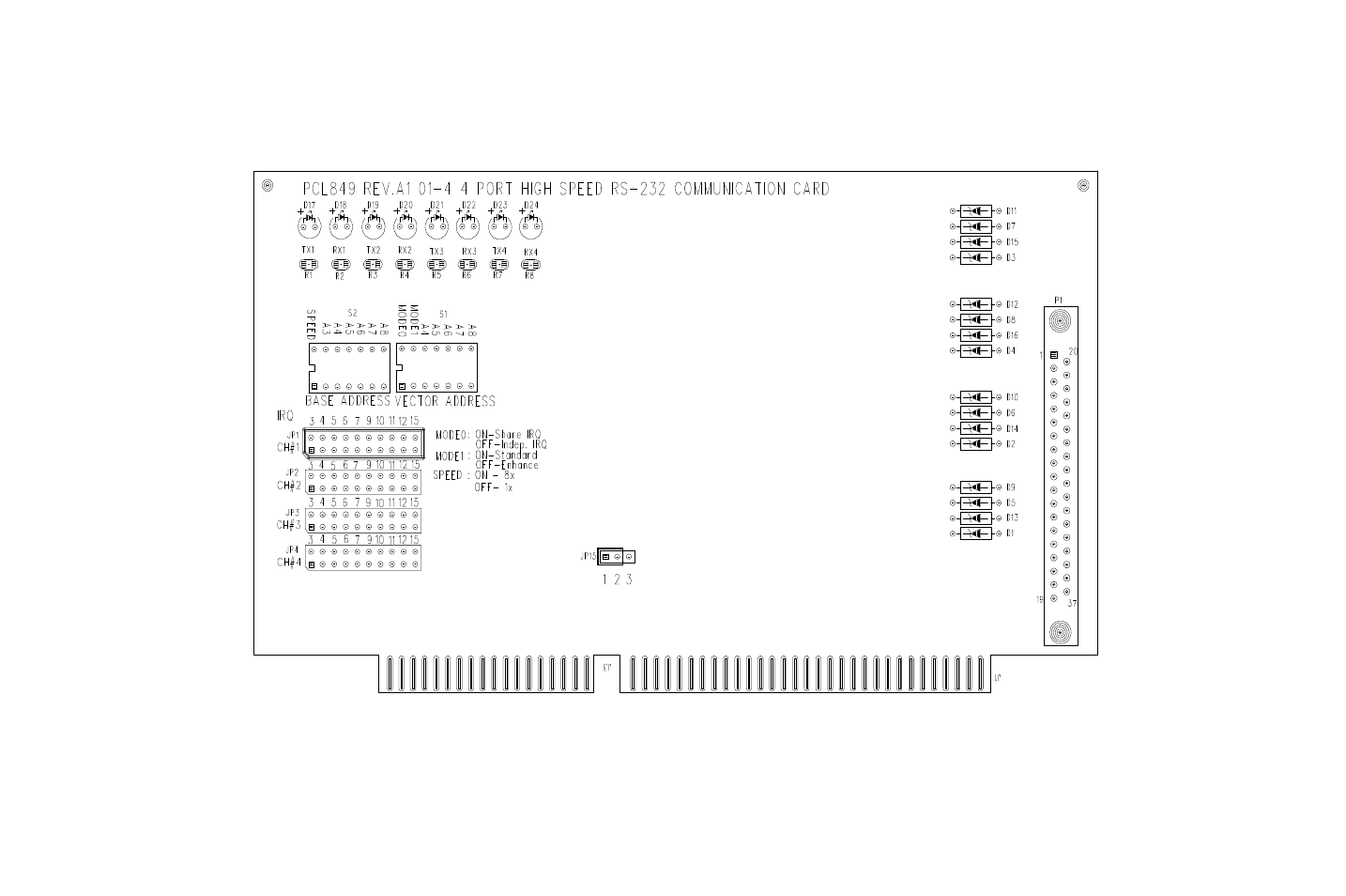 Advantech 4-Port RS-232 Interface card PCL-849 User Manual | Page 8 / 33