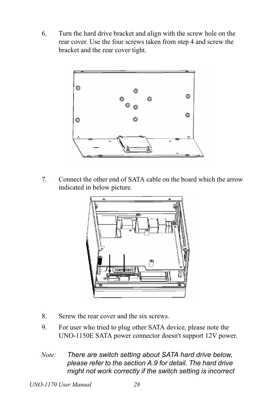 Advantech UNO-1170E User Manual | Page 36 / 52