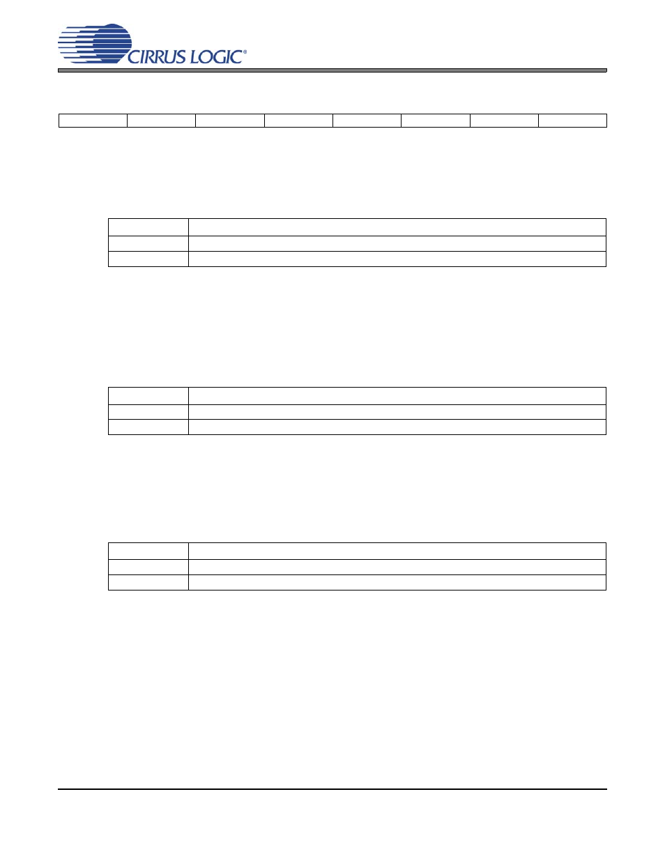 1 cs8416 rmclk divider control (bit 6), Table 10. cs8416 rmclk frequency, 2 cs8416 master/slave select (bit 4) | Table 11. cs8416 master/slave, 3 cs8416 sdout format select (bit 3), Table 12. cs8416 sdout format, Cdb4270 | Cirrus Logic CDB4270 User Manual | Page 23 / 50