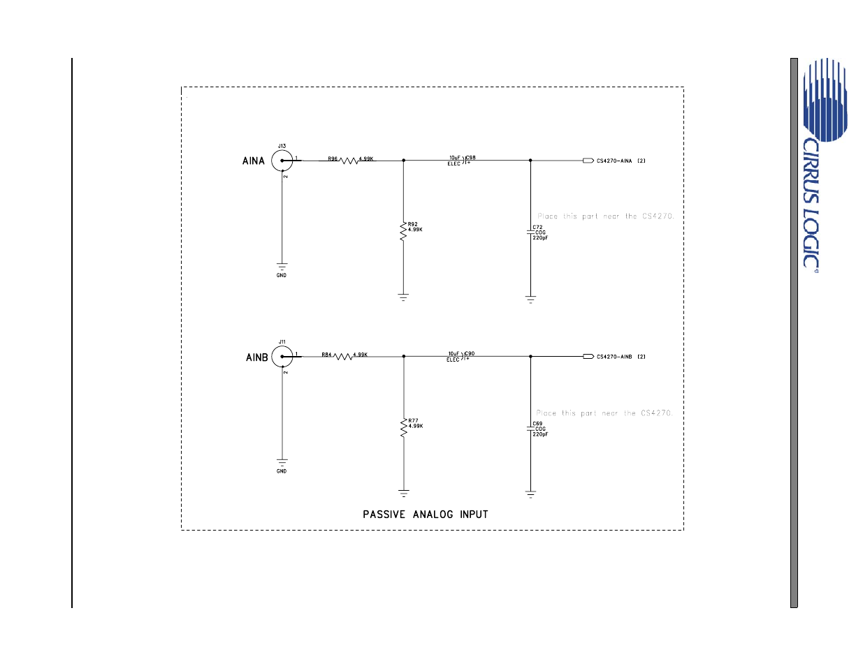 Figure 67. analog input, Figure 67.analog input, Cdb4270 | Cirrus Logic CDB4270 User Manual | Page 38 / 50