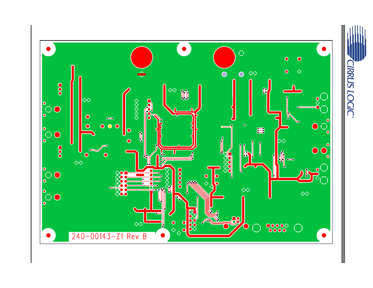 Figure 77. bottom-side layer, Figure 77.bottom-side layer, Layout | Cdb4270 | Cirrus Logic CDB4270 User Manual | Page 48 / 50