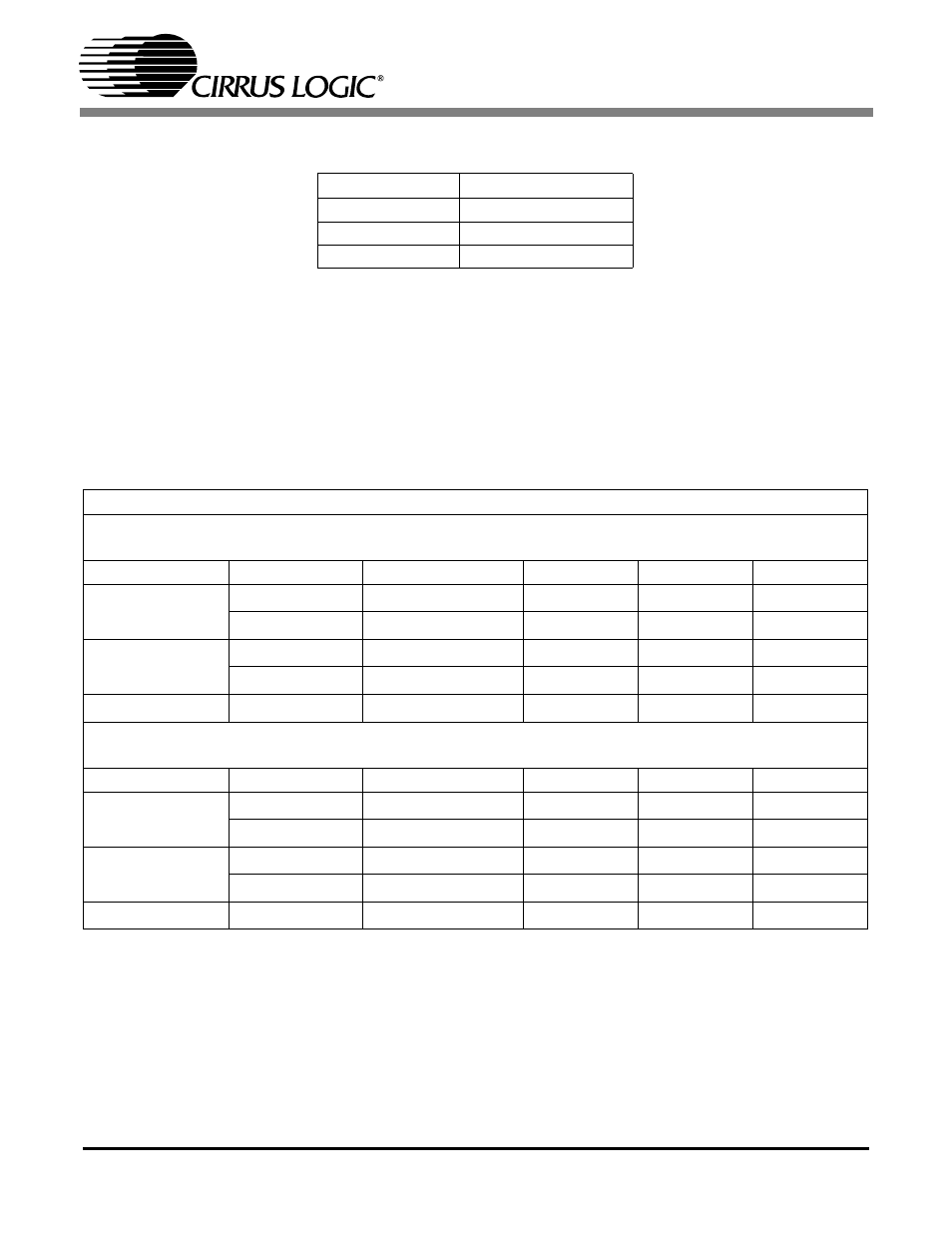 Table 7. crystal frequencies, 2 clock ratio selection, Outlined in the tables 8 and | Table 7, Cs4271 | Cirrus Logic CS4271 User Manual | Page 28 / 53