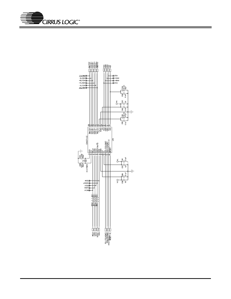 Figure 7. cs4271 schematic sheet 2, Cdb4271 | Cirrus Logic CDB4271 User Manual | Page 17 / 28