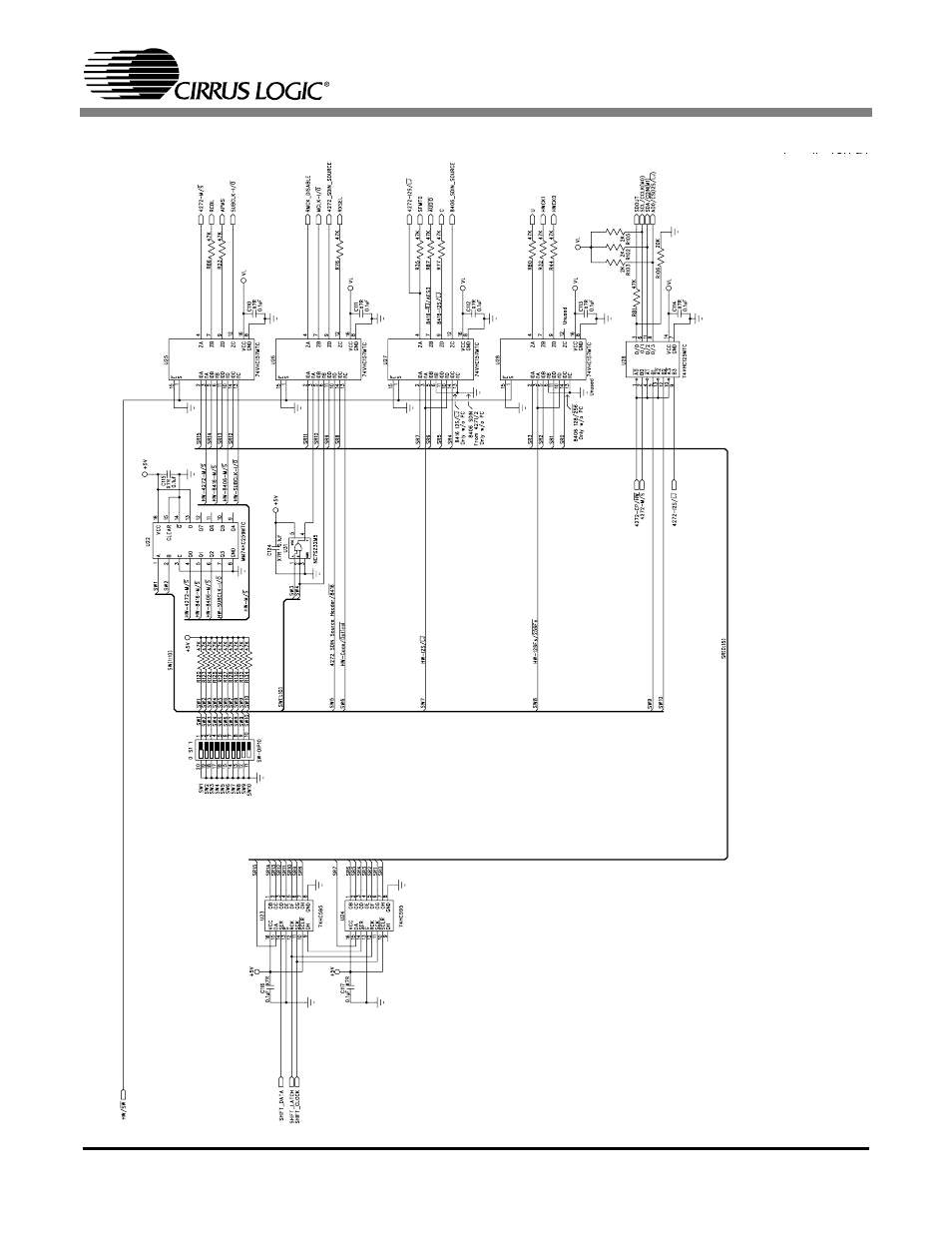 Figure 12. board setup, schematic sheet 7, Cdb4271 | Cirrus Logic CDB4271 User Manual | Page 22 / 28