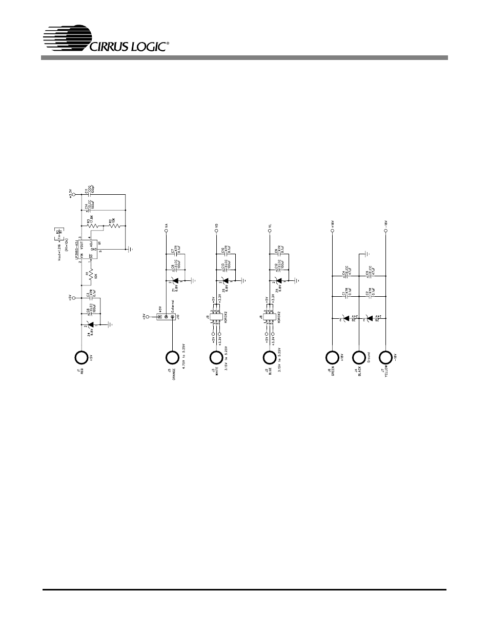 Figure 15. power, schematic sheet 10, Cdb4271 | Cirrus Logic CDB4271 User Manual | Page 25 / 28