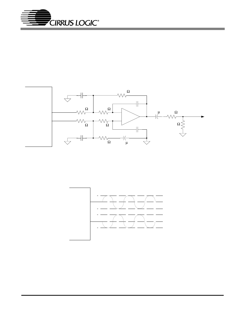 2 output connections, Figure 14. cs4272 recommended analog output filter, Figure 15. full-scale analog output | Cs4272 | Cirrus Logic CS4272 User Manual | Page 33 / 53