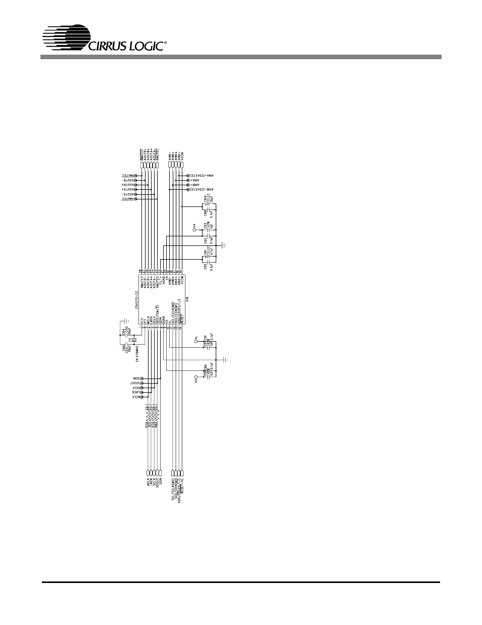 Figure 7. cs4272, schematic sheet 2, Cdb4272 | Cirrus Logic CDB4272 User Manual | Page 17 / 29