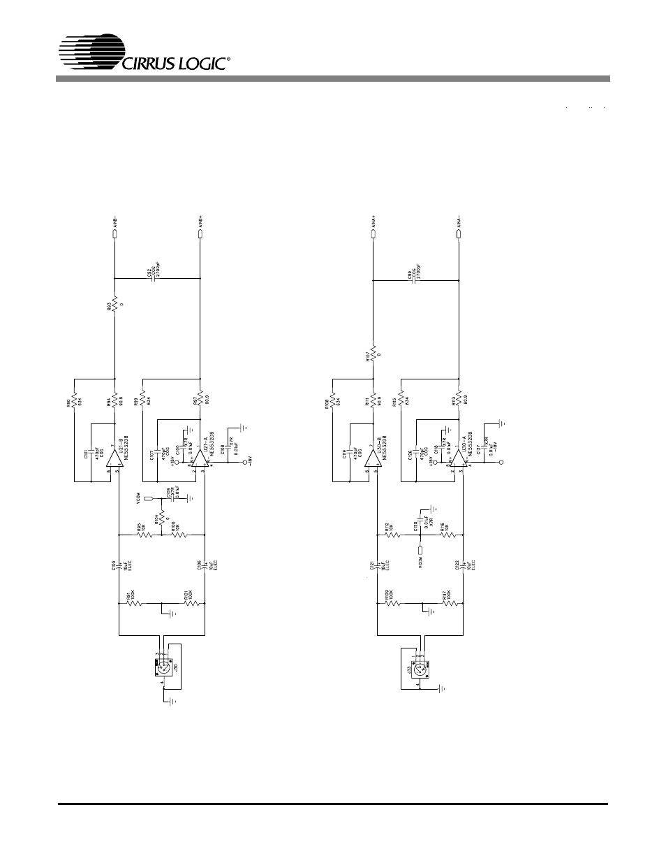 Figure 8. analog input, schematic sheet 3, Cdb4272 | Cirrus Logic CDB4272 User Manual | Page 18 / 29