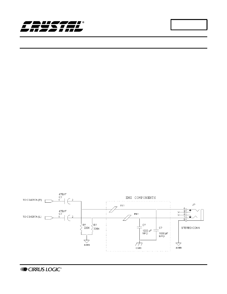Cirrus Logic AN165 User Manual | 4 pages