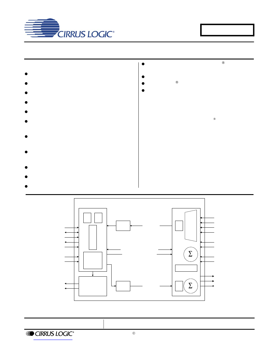 Cirrus Logic CS4299-BQ User Manual | 52 pages