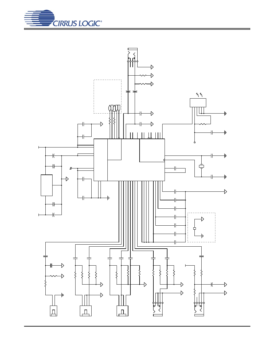 Cs4299-bq, Reference design, Pc speaker in cd in mic in aux in line in line out | S/pdif out | Cirrus Logic CS4299-BQ User Manual | Page 49 / 52
