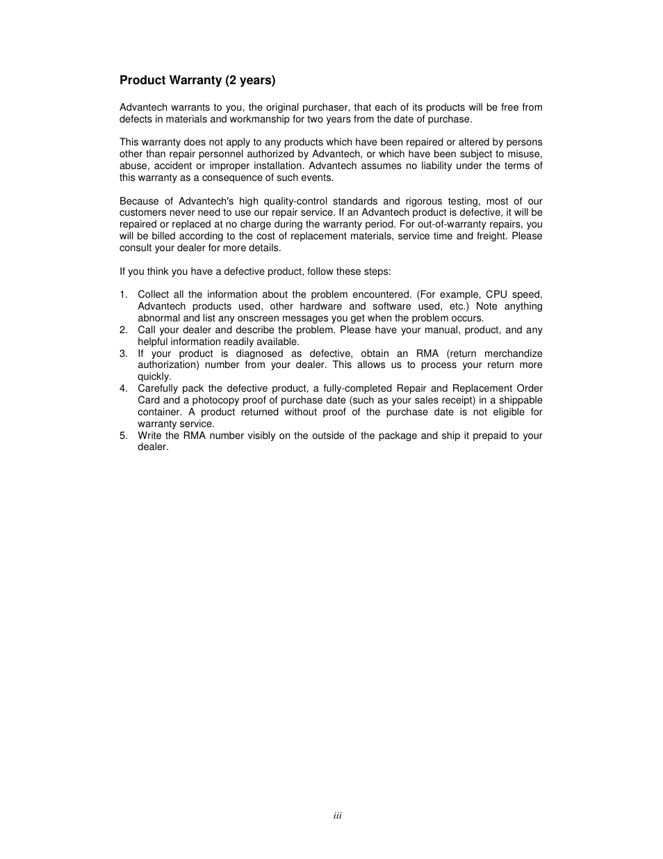 Advantech EKI-2526M User Manual | Page 3 / 30