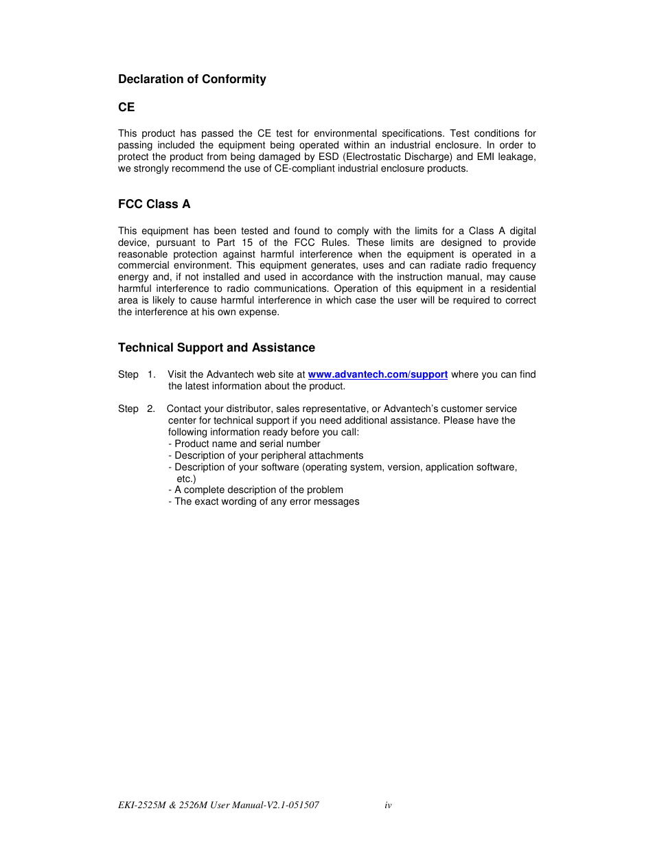 Advantech EKI-2526M User Manual | Page 4 / 30