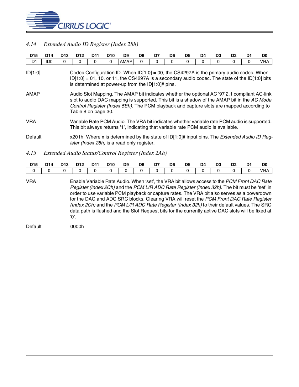 Cs4299 | Cirrus Logic CS4299 User Manual | Page 28 / 52