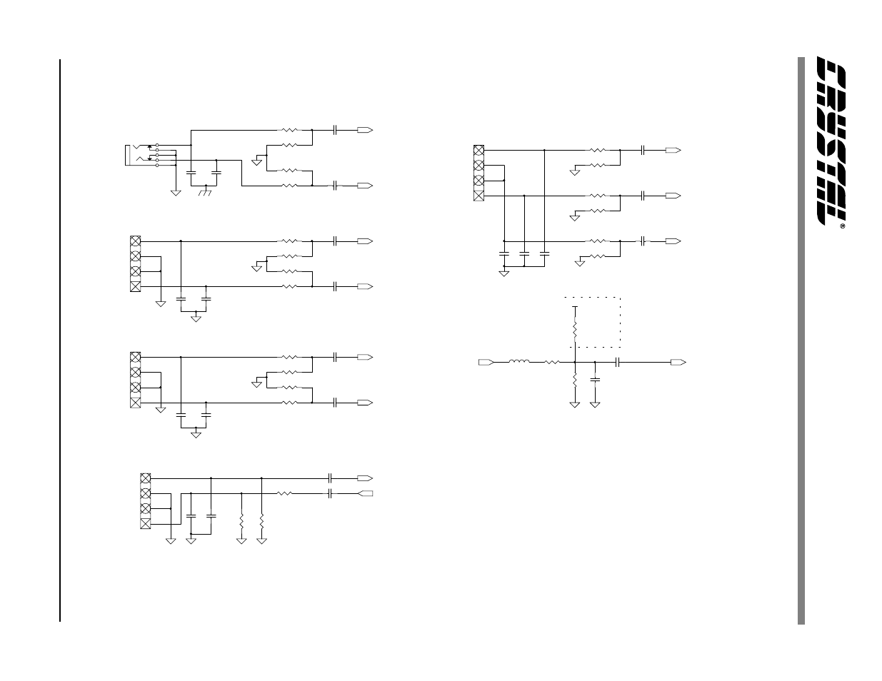 Figure 15. audio in, Internal modem connection, Pc speaker in cd in | Line in au x in, Video in, Lgnd gnd r | Cirrus Logic CRD4299-1 AVR User Manual | Page 20 / 30