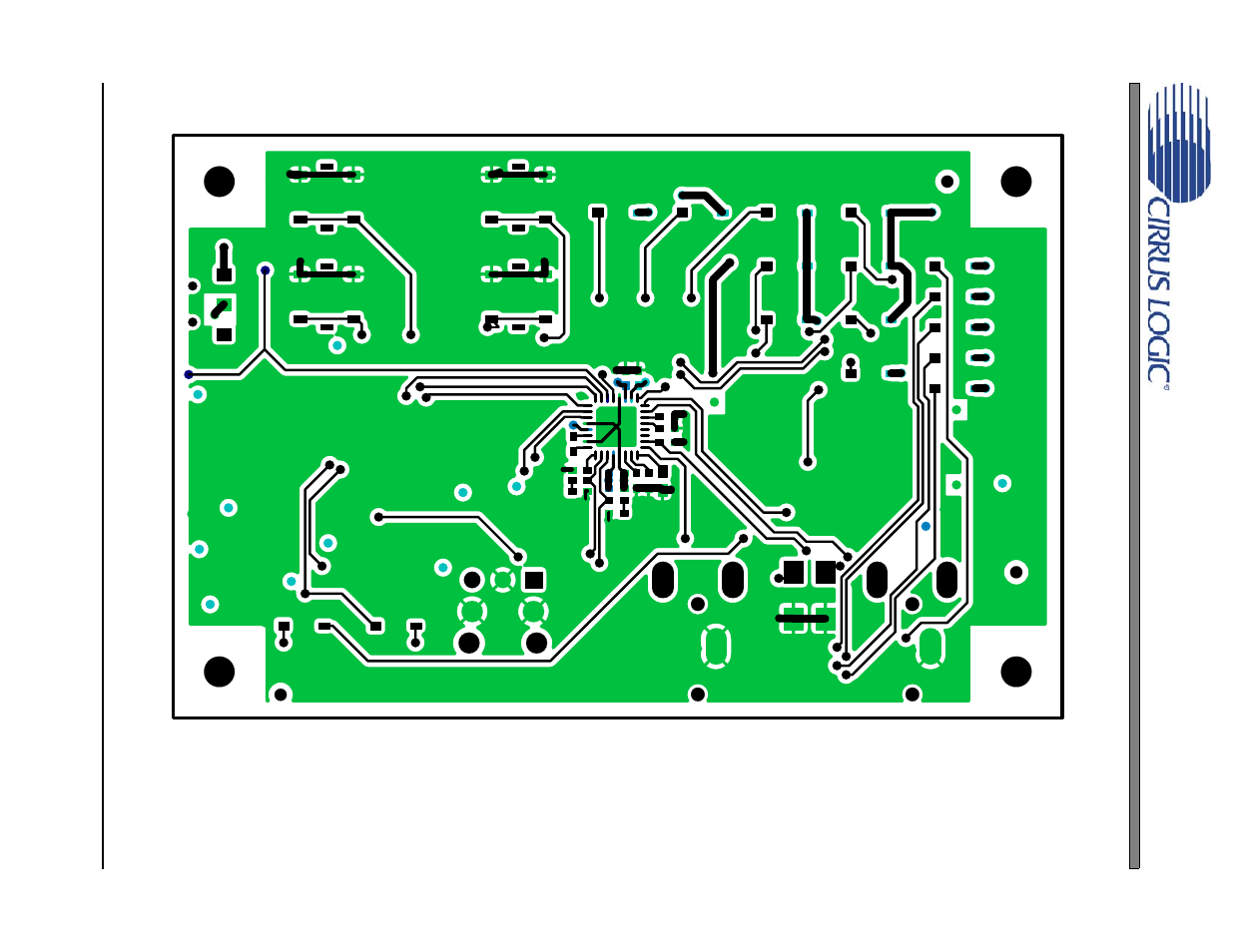 Figure 8. top-side layer, Crd42l51 | Cirrus Logic CRD42L51 User Manual | Page 15 / 19