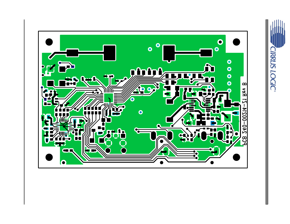 Figure 11. bottom-side layer, Crd42l51 | Cirrus Logic CRD42L51 User Manual | Page 18 / 19