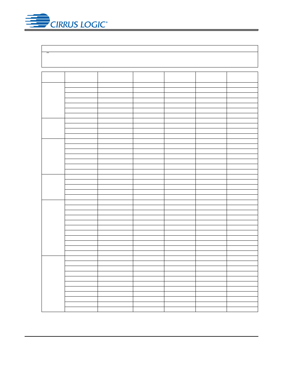 Table 1. mclk, lrck quick decode | Cirrus Logic CS42L52 User Manual | Page 34 / 82