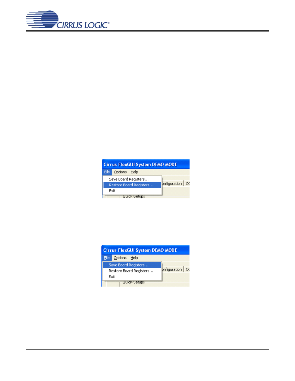 4 software mode control, R to, Section 4 on | Section 4 “software | Cirrus Logic CDB42L55 User Manual | Page 10 / 36