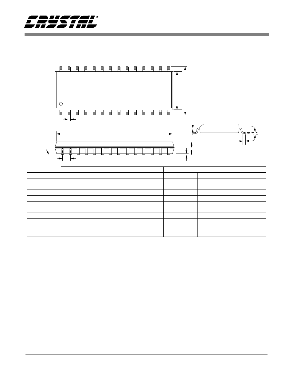Package dimensions | Cirrus Logic CS43122 User Manual | Page 26 / 28