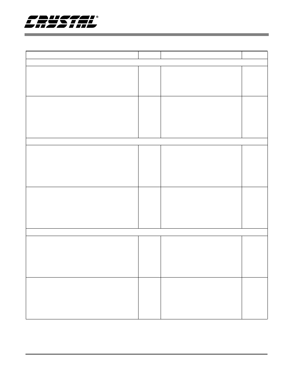 Analog characteristics | Cirrus Logic CS43122 User Manual | Page 5 / 28