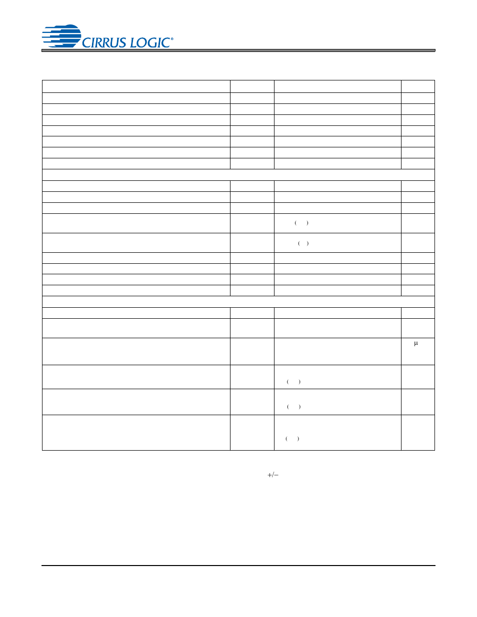 Switching characteristics | Cirrus Logic CS4339 User Manual | Page 10 / 25